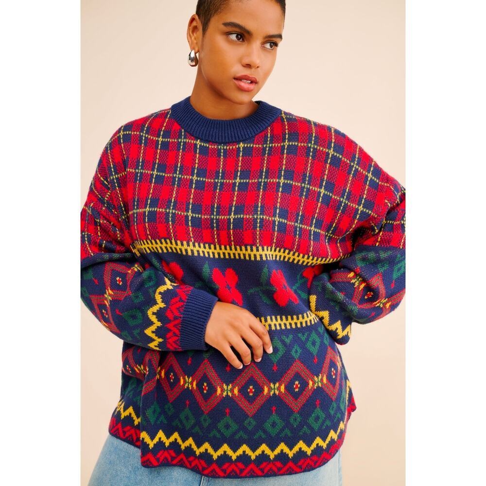 Callahan for Anthropologie Astrid crewneck Sweater. Retails $168